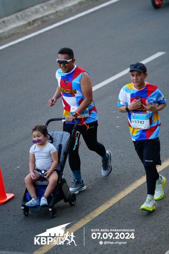 Race photo from KBP City Run 2024