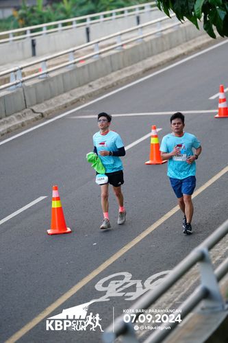 Race photo from KBP City Run 2024