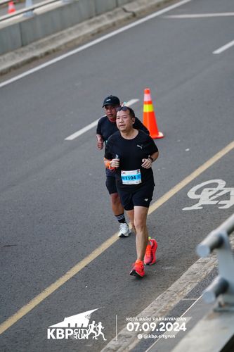 Race photo from KBP City Run 2024