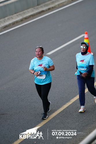 Race photo from KBP City Run 2024