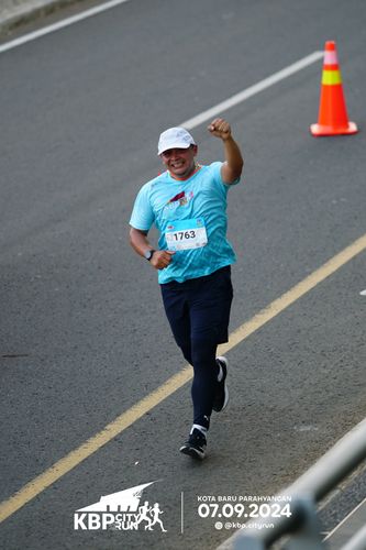 Race photo from KBP City Run 2024