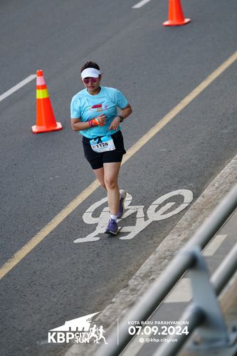 Race photo from KBP City Run 2024
