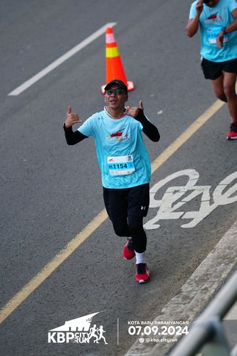Race photo from KBP City Run 2024