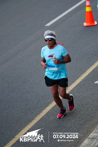 Race photo from KBP City Run 2024