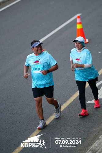 Race photo from KBP City Run 2024