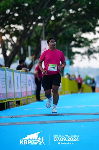 Race photo from KBP City Run 2024