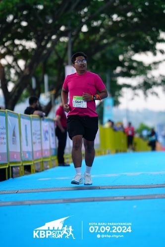 Race photo from KBP City Run 2024