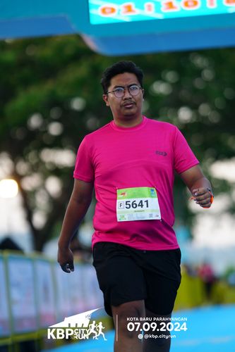 Race photo from KBP City Run 2024