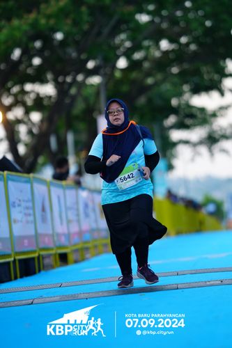 Race photo from KBP City Run 2024