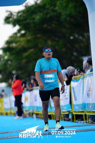 Race photo from KBP City Run 2024