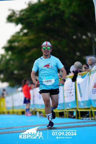Race photo from KBP City Run 2024