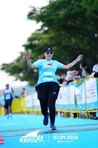 Race photo from KBP City Run 2024