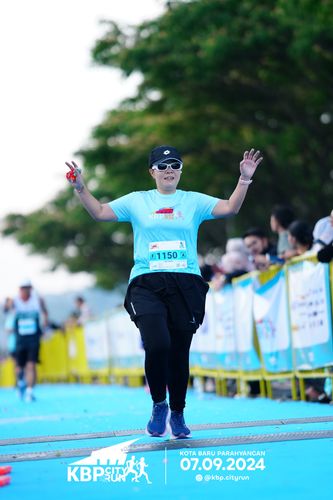 Race photo from KBP City Run 2024