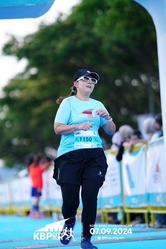 Race photo from KBP City Run 2024