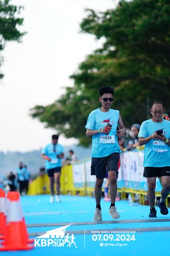 Race photo from KBP City Run 2024