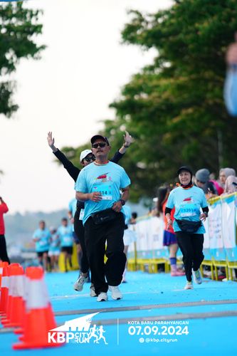 Race photo from KBP City Run 2024