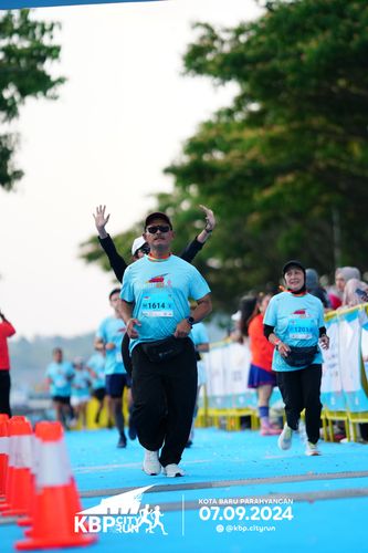 Race photo from KBP City Run 2024