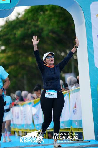 Race photo from KBP City Run 2024