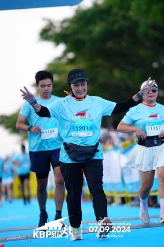 Race photo from KBP City Run 2024