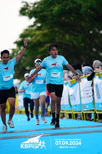 Race photo from KBP City Run 2024