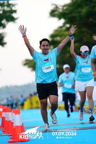 Race photo from KBP City Run 2024