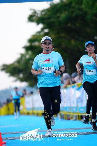 Race photo from KBP City Run 2024