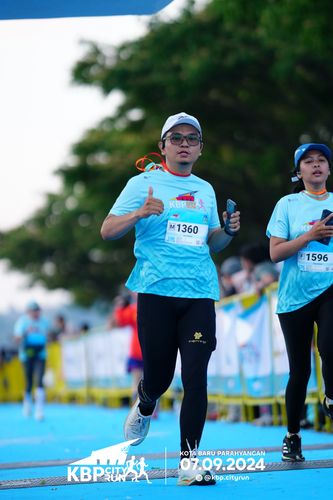 Race photo from KBP City Run 2024