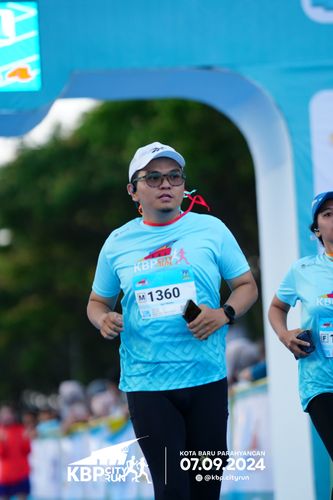 Race photo from KBP City Run 2024