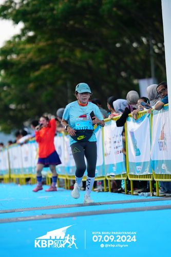 Race photo from KBP City Run 2024
