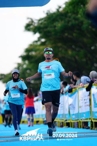 Race photo from KBP City Run 2024