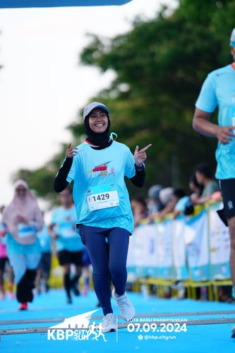 Race photo from KBP City Run 2024