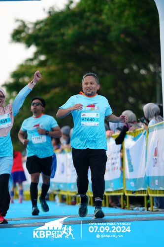 Race photo from KBP City Run 2024