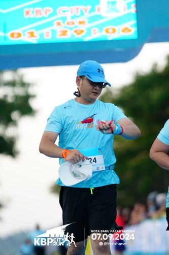 Race photo from KBP City Run 2024