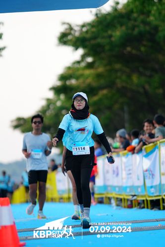 Race photo from KBP City Run 2024