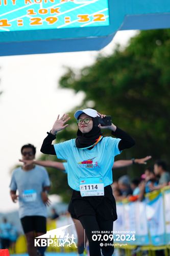 Race photo from KBP City Run 2024