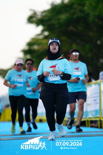 Race photo from KBP City Run 2024