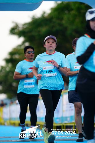 Race photo from KBP City Run 2024