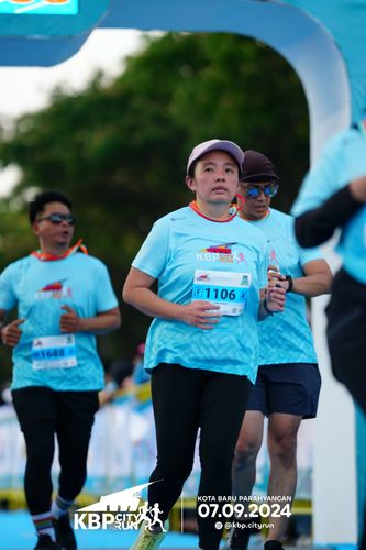 Race photo from KBP City Run 2024