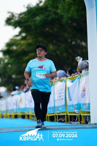 Race photo from KBP City Run 2024