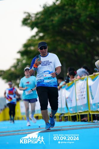 Race photo from KBP City Run 2024