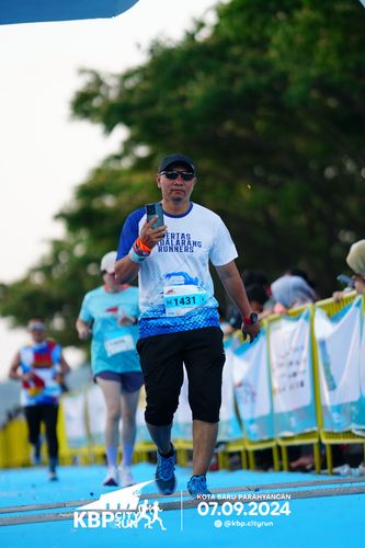 Race photo from KBP City Run 2024
