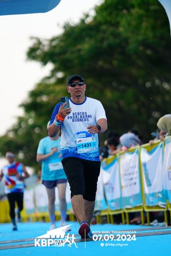 Race photo from KBP City Run 2024