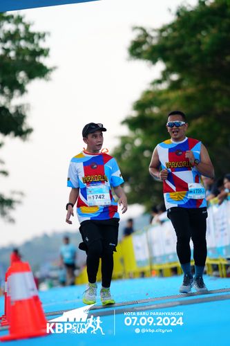 Race photo from KBP City Run 2024