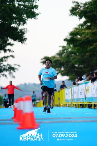 Race photo from KBP City Run 2024