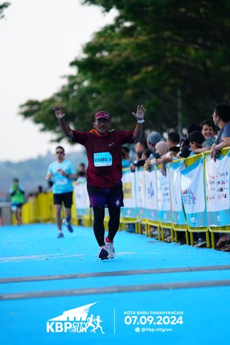 Race photo from KBP City Run 2024