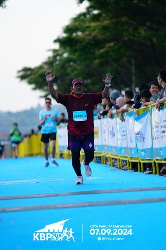 Race photo from KBP City Run 2024