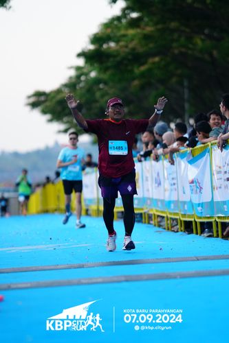 Race photo from KBP City Run 2024