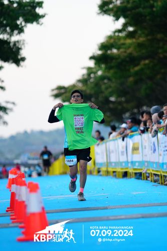Race photo from KBP City Run 2024