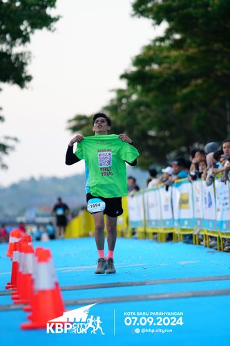 Race photo from KBP City Run 2024