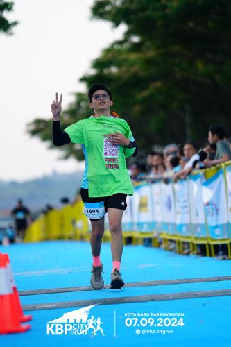 Race photo from KBP City Run 2024